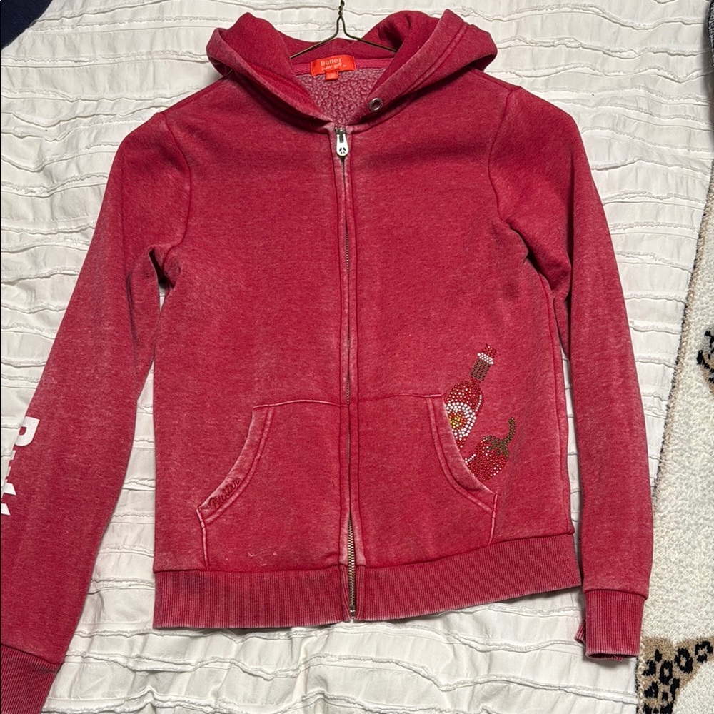 Butter super soft Red Kids Hoodie Jacket